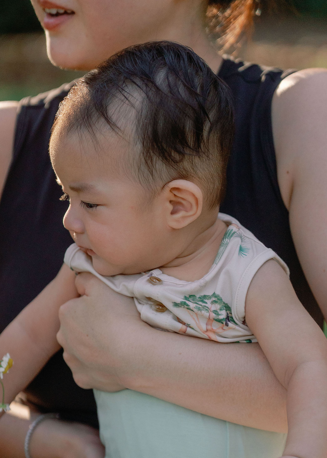 Button Bubble Romper