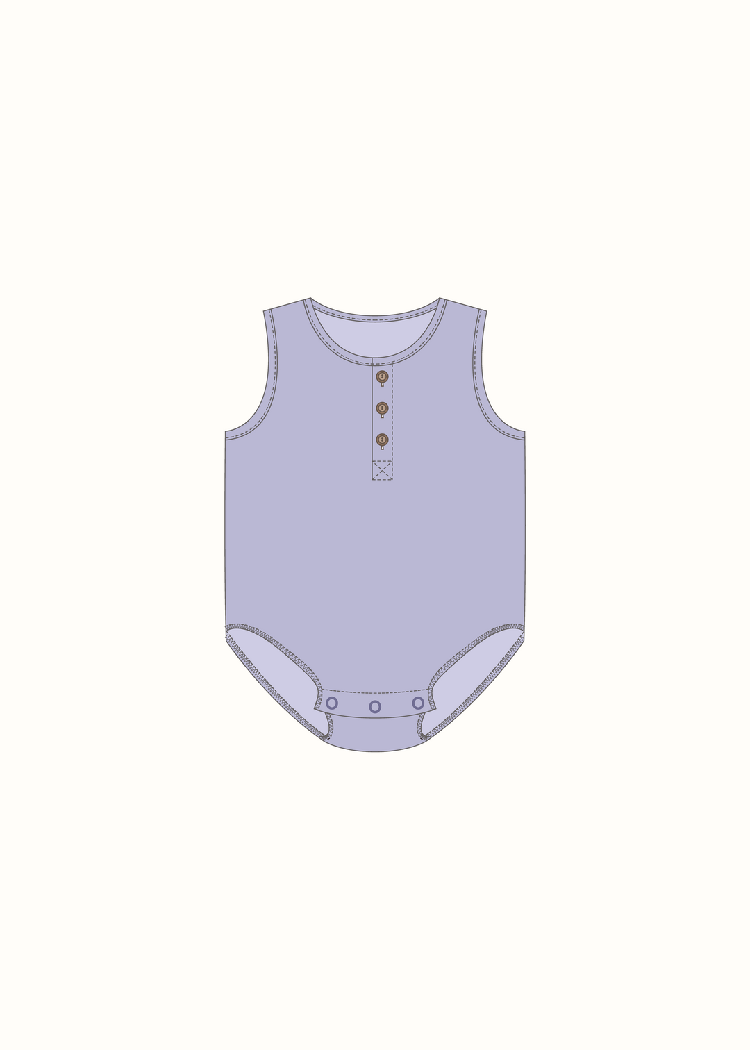 Button Bubble Romper