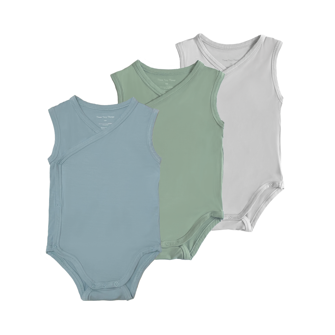 Sleeveless Kimono (Pack of 3)