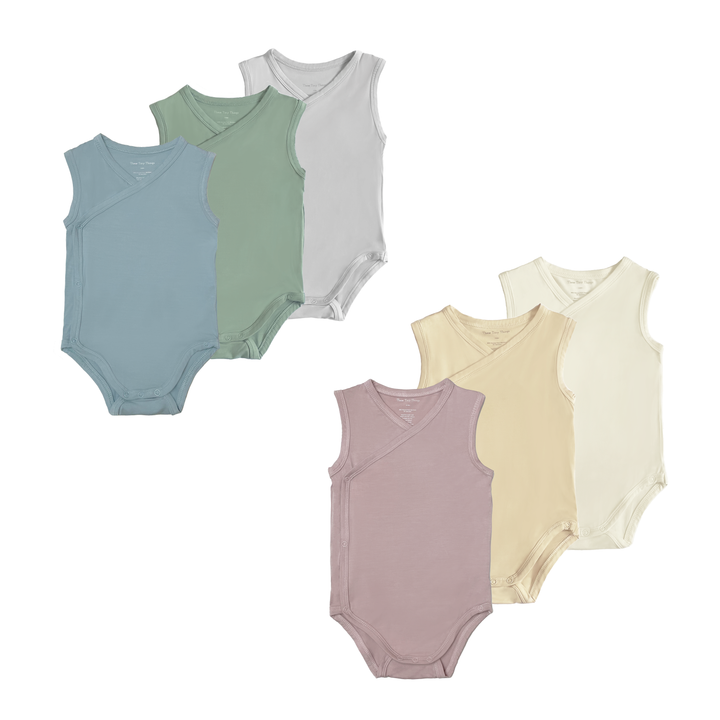 Sleeveless Kimono (Pack of 3)