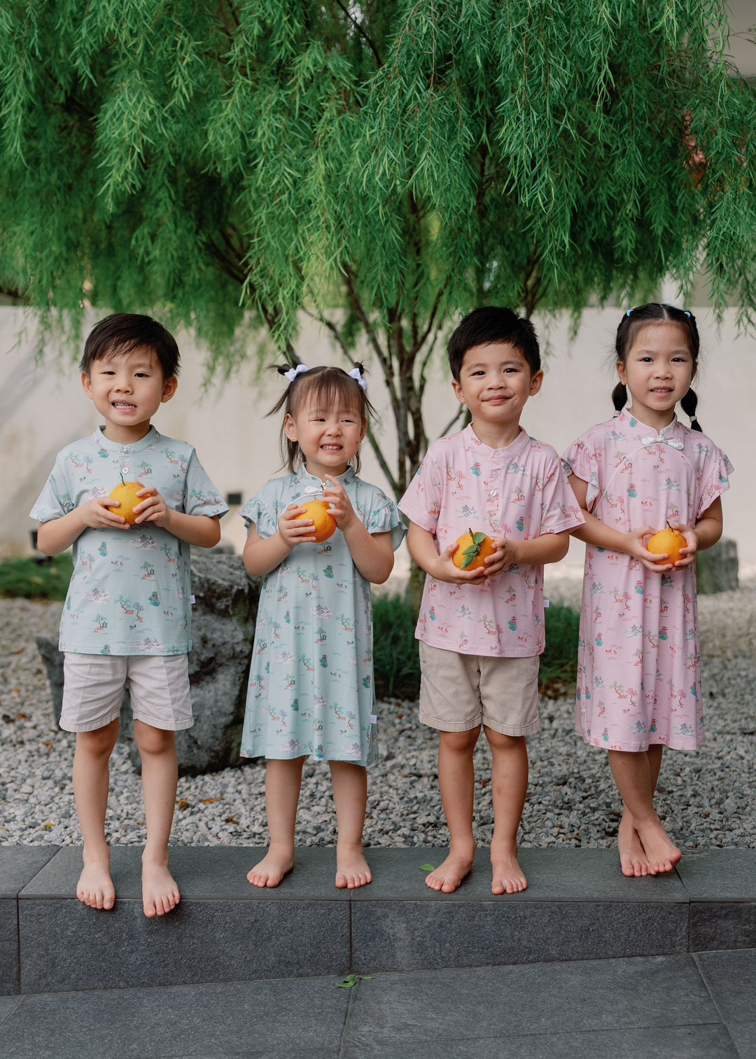 Mix and Match CNY Outfits for Kids