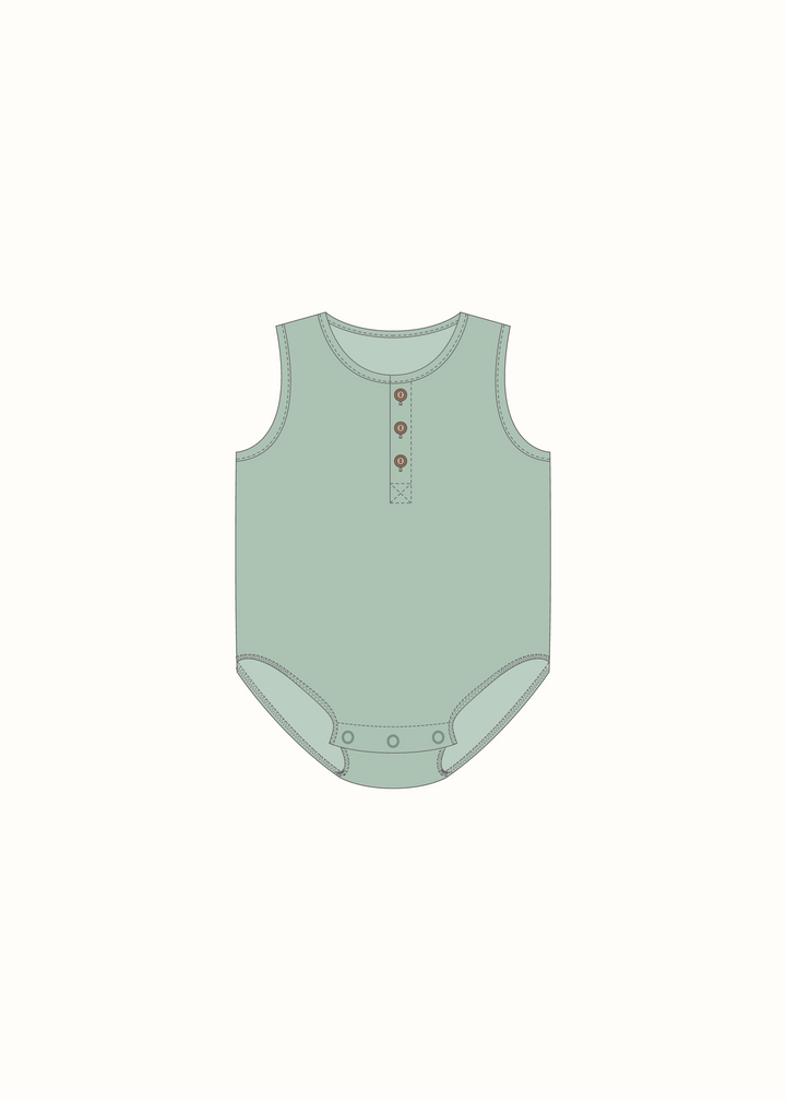 Button Bubble Romper