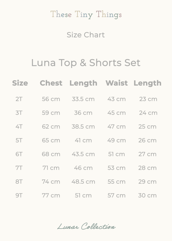 Luna Top & Shorts set