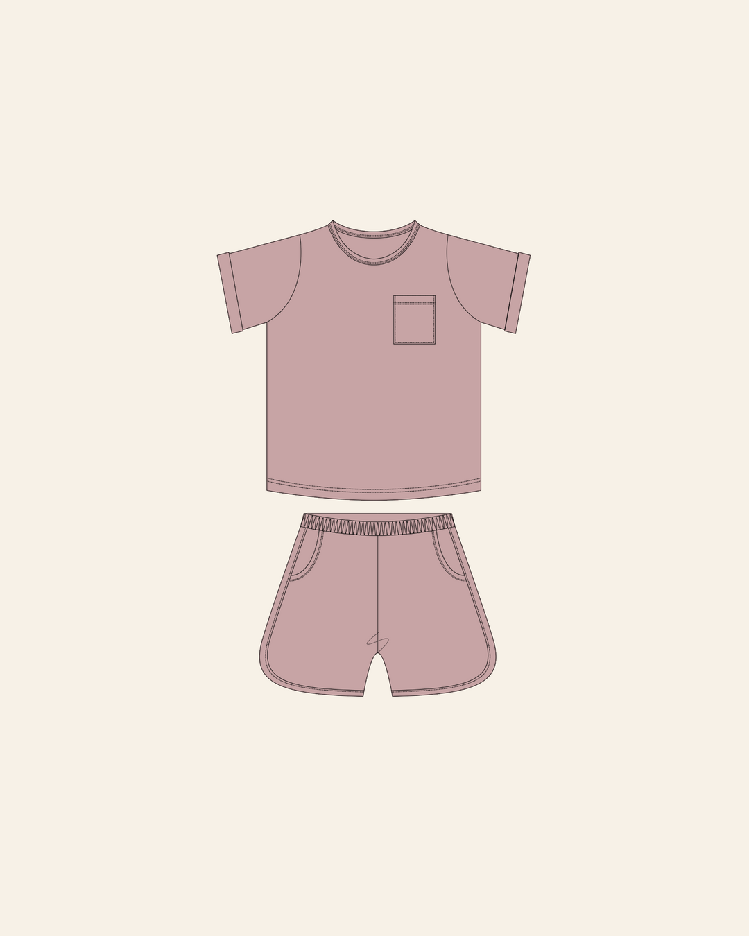 Tee Shorts Set