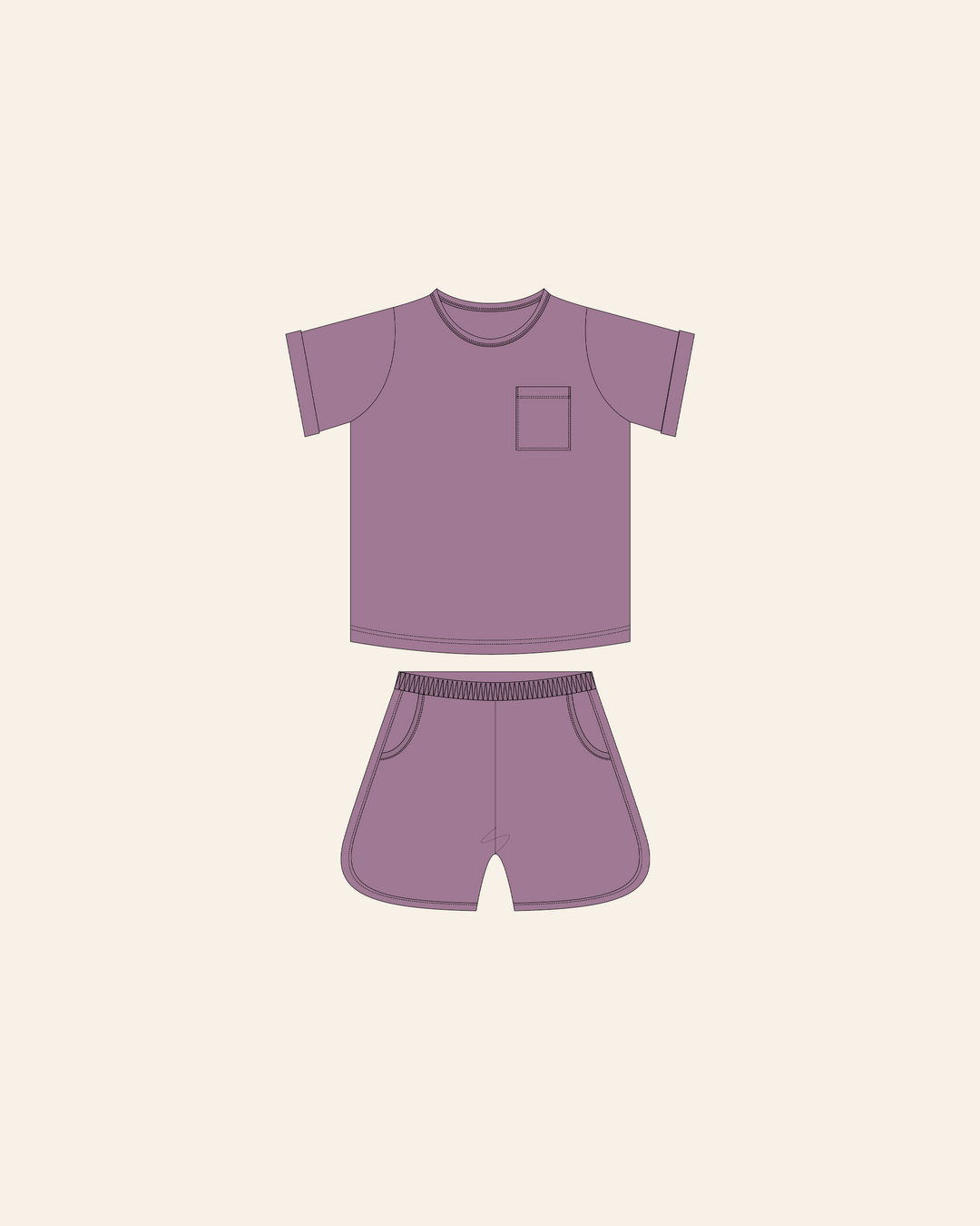 Tee Shorts Set