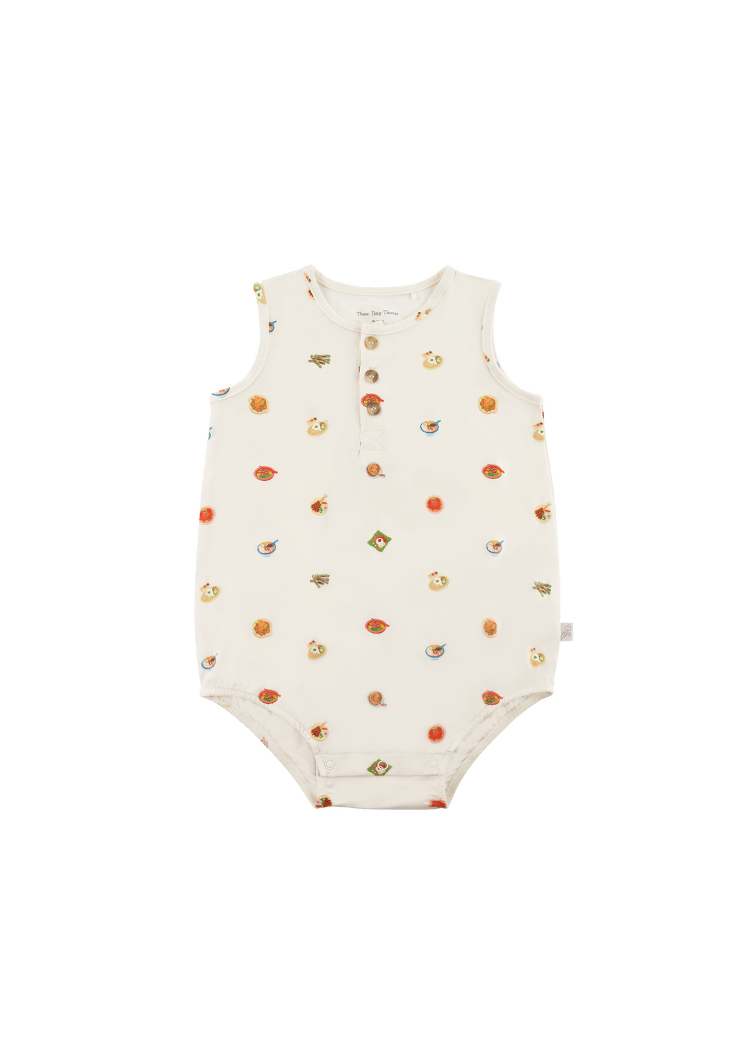 Button Bubble Romper